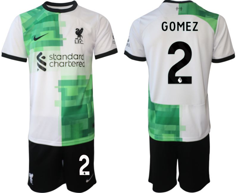 Men 2023-2024 Club Liverpool away white #2 Soccer Jersey